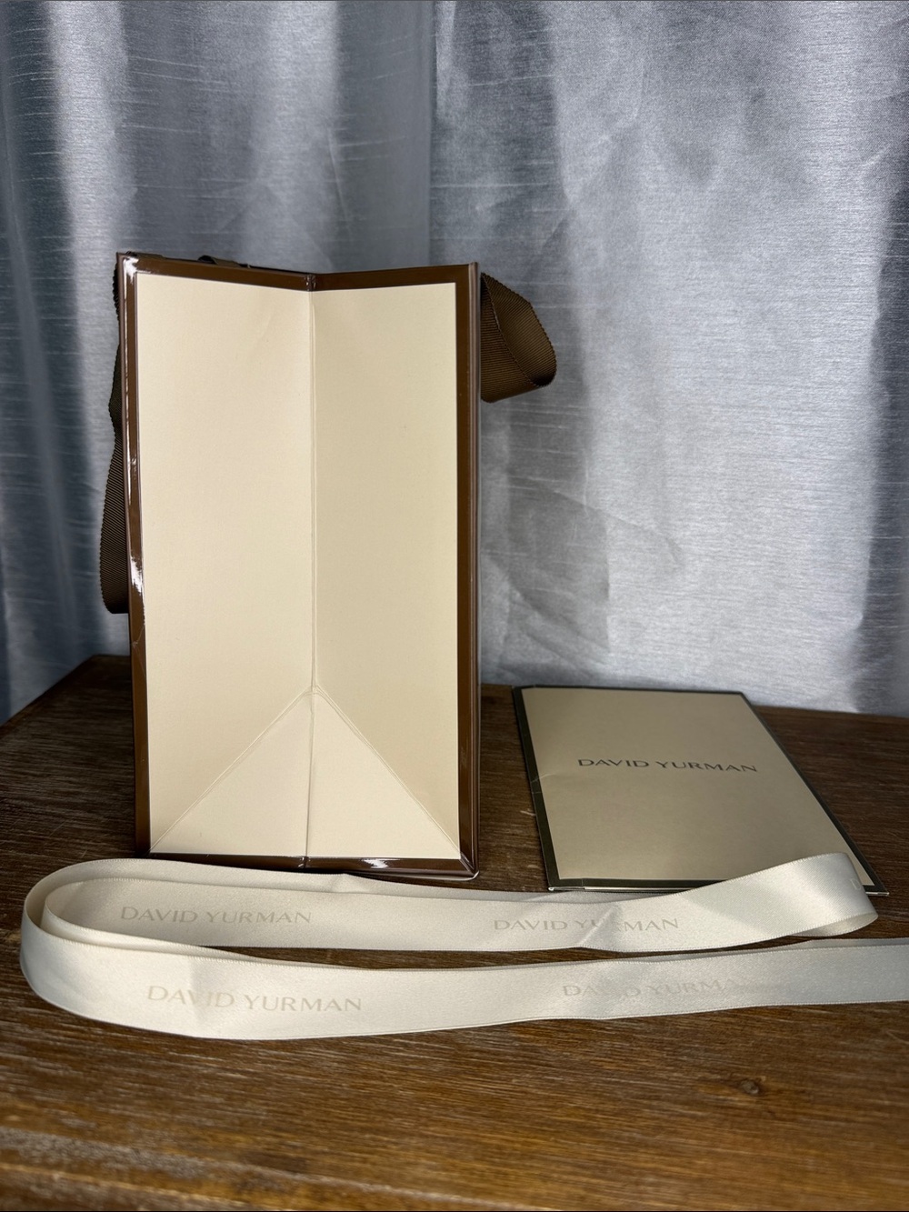 David Yurman Gift Bag Ribbon & Card Only - Picture 4 of 11
